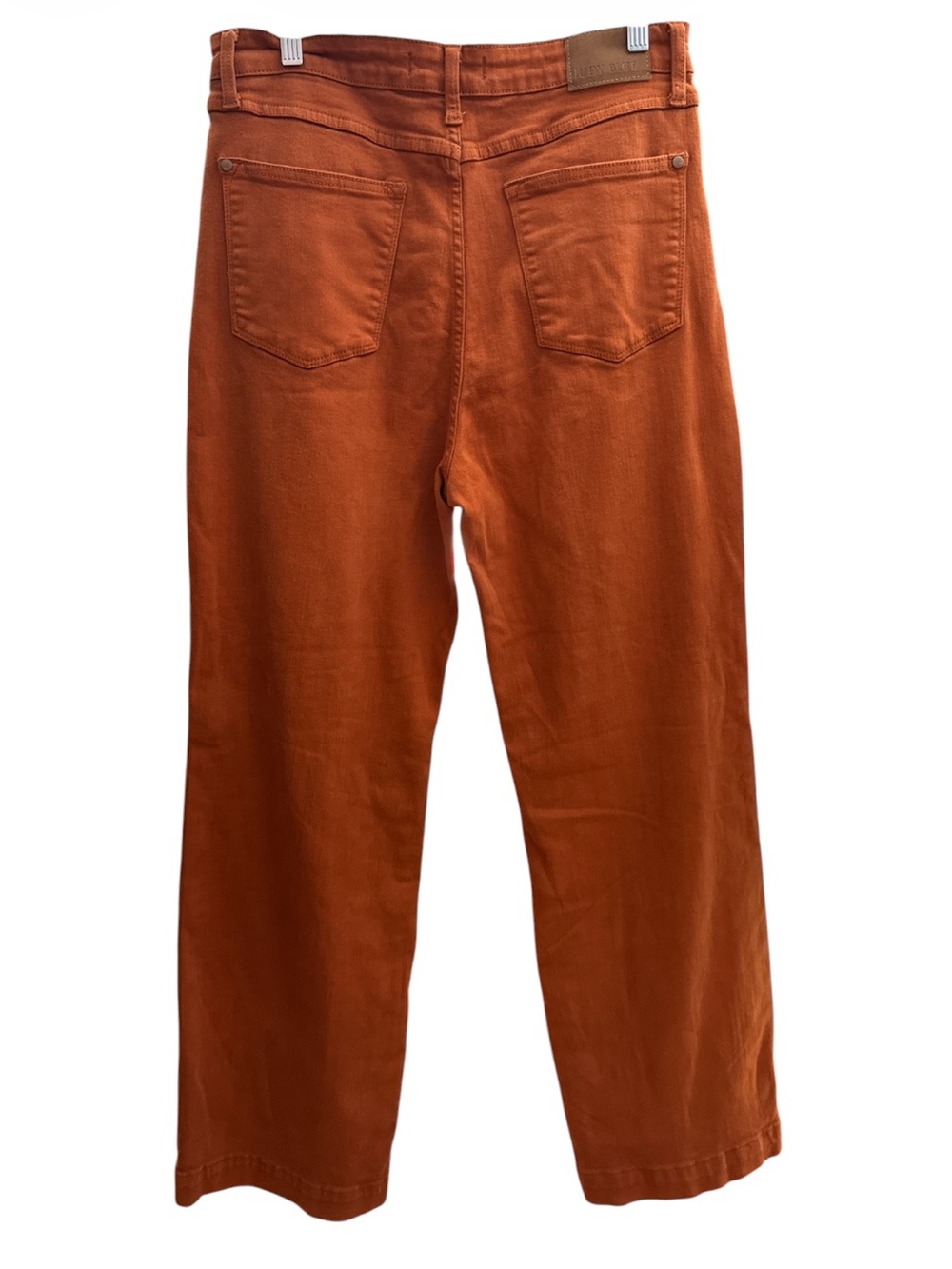 Judy Blue Texas Longhorn Orange Wide Leg High Rise Jeans 15/32 JB88498C Like New - Picture 3 of 7